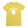 got soul funny retro funk disco afro 70s boogie soul new york Ladies Fitted T-Shirt