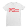 help me Ladies Fitted T-Shirt