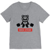 panda strong V-Neck Tee