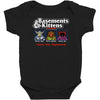basements and kittens Baby Bodysuit