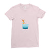 Jumping See Ladies Fitted T-Shirt