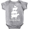 friends not food white Baby Bodysuit