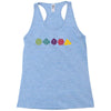 dungeons and dragons die hit Racerback Tank