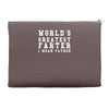 world's greatest farter funny Accessory Pouches
