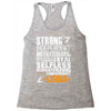 Strong Independent Motivated Libra Racerback Tank