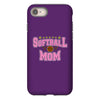 softball mom glitter iPhone 8
