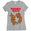 wiener wars dachshund dogs Ladies Fitted T-Shirt