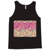 pink triangle print Tank Top