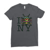 i (turtle) ny Ladies Fitted T-Shirt