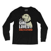 This Girl Loves Her Dachshund Long Sleeve Shirts