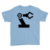 black robot Youth Tee