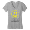 happy place Women's V-Neck T-Shirt