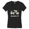 hauling a Women's V-Neck T-Shirt