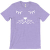 whiskers cat dog cute puppy animal baseball jersey T-Shirt