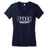 baker skateboards Women's V-Neck T-Shirt