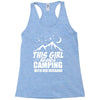 Camper Couple Girl White Racerback Tank
