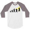 goku evolution (black) 3/4 Sleeve Shirt