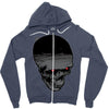 skull Zipper Hoodie