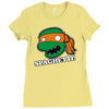 spaghetti! Ladies Fitted T-Shirt