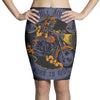 skull rider Pencil Skirts