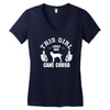 This Girl Loves Her Cane Corso Women's V-Neck T-Shirt
