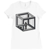 escher's jail Ladies Fitted T-Shirt