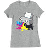 printer Ladies Fitted T-Shirt