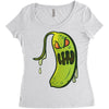 pickle monster Women's Triblend Scoop T-shirt