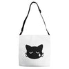 sad cat Adjustable Strap Totes