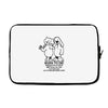 born to die, world a fuck Laptop sleeve