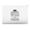 queens are born in february (2) Accessory Pouches