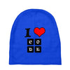 i love code Baby Beanies