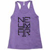 neyma black logo Racerback Tank