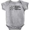 without geometry life is pointless funny math school science nerd geek Baby Onesie
