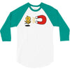 khaki chick magnet 3/4 Sleeve Shirt
