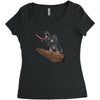 the darth king Women's Triblend Scoop T-shirt