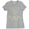 all i care about is pizza Ladies Fitted T-Shirt