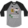 pinkman and the heisenbrain 3/4 Sleeve Shirt
