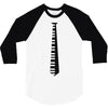 piano tie 3/4 Sleeve Shirt