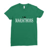 i do marathons Ladies Fitted T-Shirt