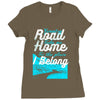 Country Road (f149) Ladies Fitted T-Shirt