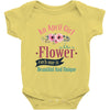 An April Girl Like AFlowers Baby Bodysuit