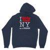 i only like ny as a friend Unisex Hoodie