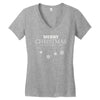 merry christmas and happy new year Women's V-Neck T-Shirt