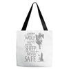 thrones wolf Tote Bags