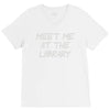 meet me at the library V-Neck Tee