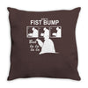 big hero 6 baymax tee fist bump balalala walt disney animation Throw Pillow