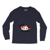 disculpame ya es agosto white girl black print Long Sleeve Shirts