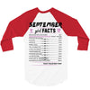 September Girl Facts Virgo 3/4 Sleeve Shirt