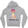chihuahua mom Zipper Hoodie